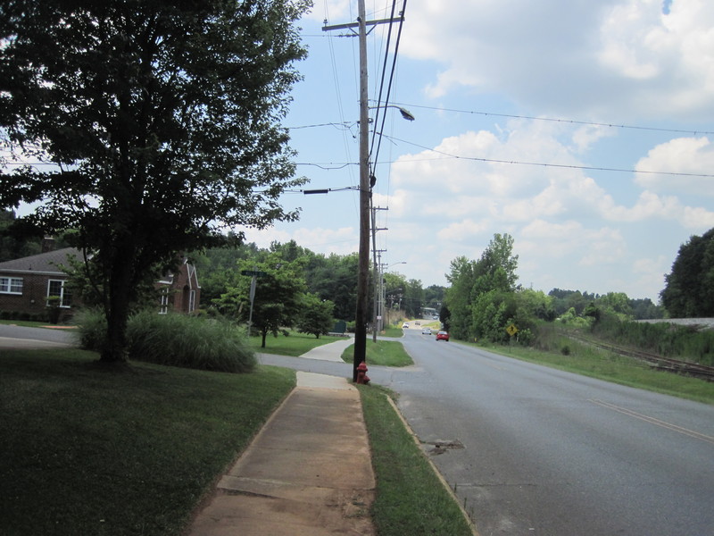 Kings Mountain Gateway Trail sidewalk connector to Downtown Kings Mountain